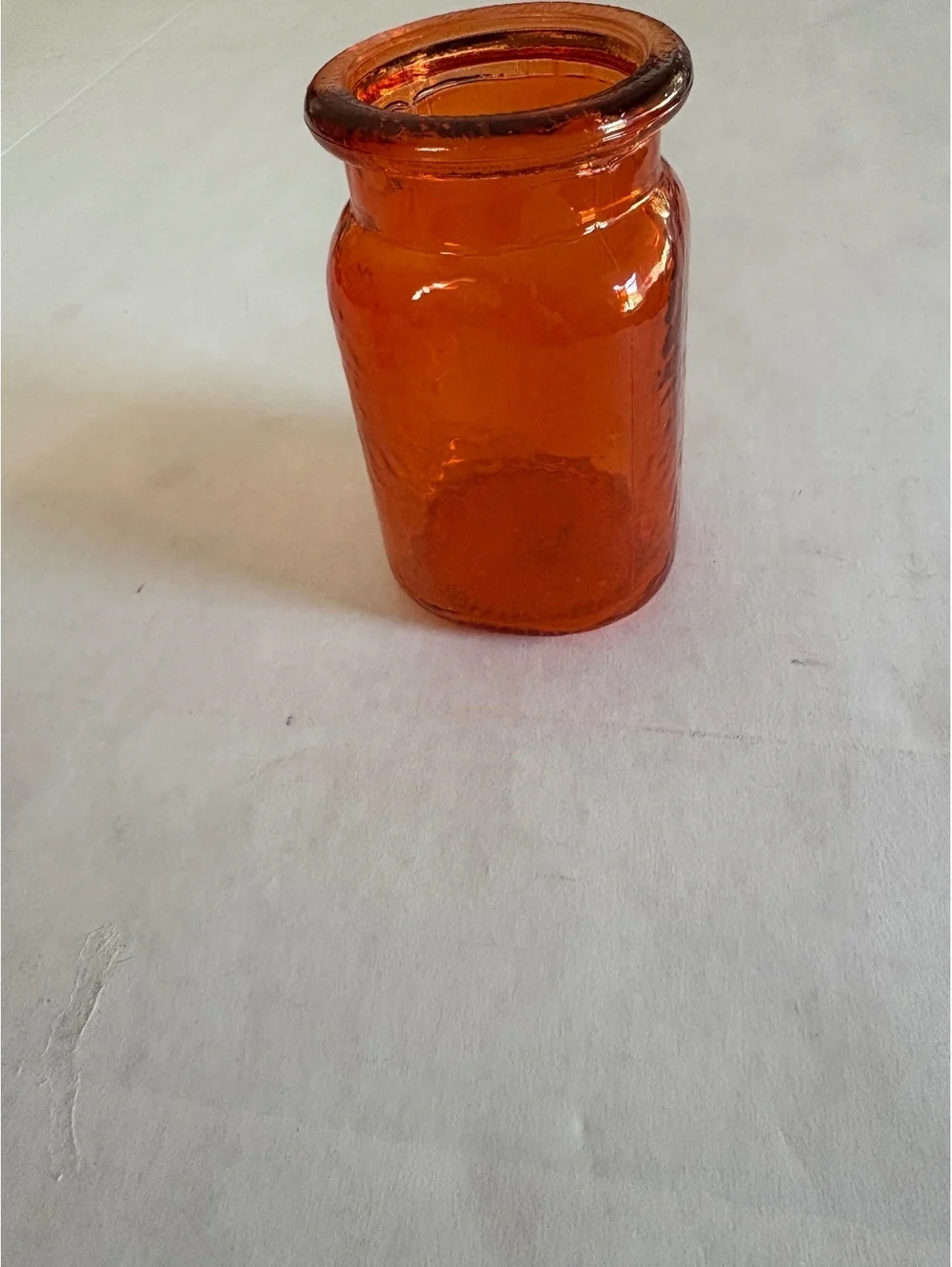 Orange vase/jar